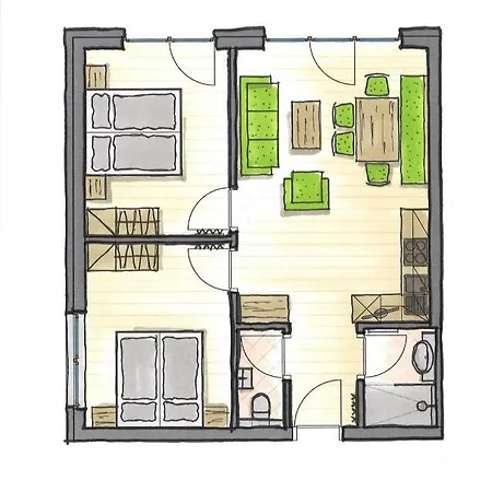 Rufana Alpin شقة بورسربيرغ